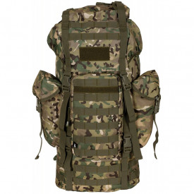 Rucsac BW Combat MOLLE 65 l cu tija de aluminiu - Multicam