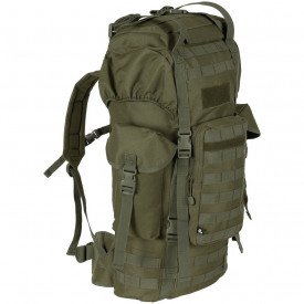 Rucsac BW Combat MOLLE 65 l cu tija de aluminiu - Oliv