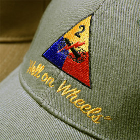 Sapca baseball cap 2nd Armored Division - Verde