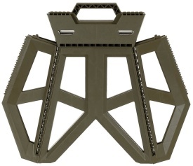 Scaun pliabil pentru camping inaltime 40 cm - Oliv