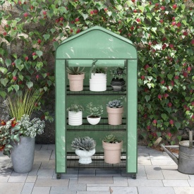 Sera pentru balcon si terasa din otel si PE 69 x 49 x 130cm - Verde