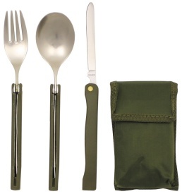Set tacamuri pliabile Camping MFH - Oliv