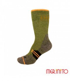 Sosete barbati Merinito Hike Crew - Oliv