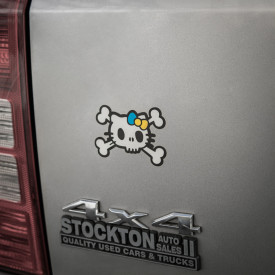 Sticker M-Tac Hello DEAD Kitty reflectorizant
