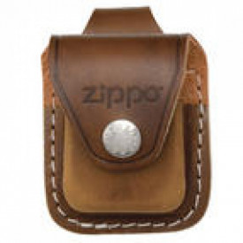 Toc din piele bricheta Zippo - maro