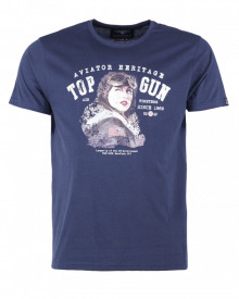 Tricou aviator - Albastru marin