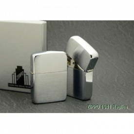 Zippo Brushed Brass 1941 Replica Silver - Img 2