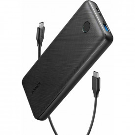 Baterie externa Anker Essential, 20000 mAh, PowerDelivery, PowerIQ, USB-C, USB-A, Negru