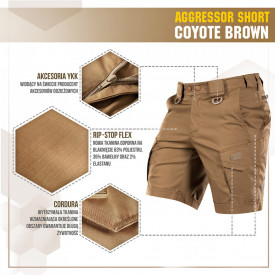 Bermude Aggressor Short - Coyote