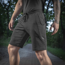 Bermude Casual Fit Cotton - Negru