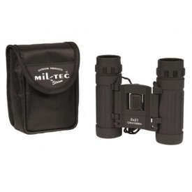 Binoclu Mil-Tec pliabil 8x21 - Negru