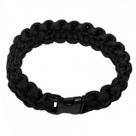Bratara paracord - Negru