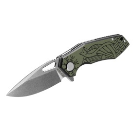 Briceag M-Tac Type 12 Scandinavian Stonewash  - Oliv
