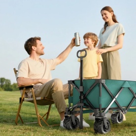 Carucior pentru transport pana la 70 kg 108x55 cm - Verde