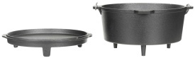 Ceaun din fonta Dutch Oven 5.7 l Fox - Negru