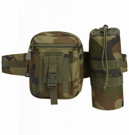 Centura cu pouch si husa pentru bidon - Woodland