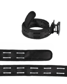 Curea quick release 38mm laser cut - Negru