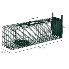 Cusca capcana pentru animale 60x18x20cm - Verde