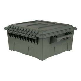Cutie utilitara mare de munitie din plastic - Verde
