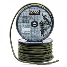 Funie bungee 30 m Fosco - Oliv