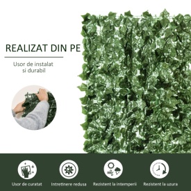 Gard artificial 2.4 x 1 m - Verde