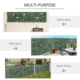 Gard artificial 3 x 1.5 m - Verde inchis