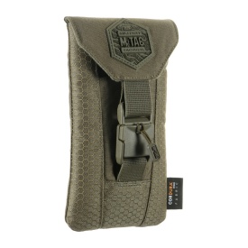Husa smart phone mare Elite Hex - Oliv