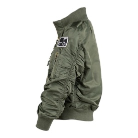 Jacheta de aviator F-35 pentru copii - Oliv
