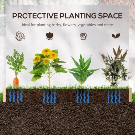 Jardiniera din ratan cu 3 niveluri pentru plante120x120x40cm
