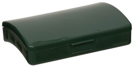 Kit de curatare pentru arme cutie din plastic - Verde