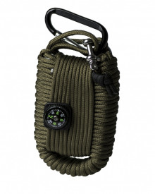 Kit de supravietuire paracord large - Oliv