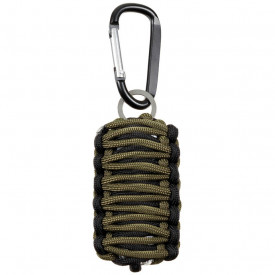 Kit de supravietuire paracord - Oliv negru