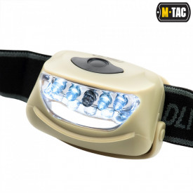 Lanterna de cap 4+1 LED