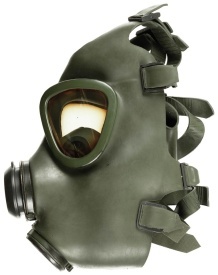Masca de gaze romaneasca M74 cu filtru inclus - Oliv