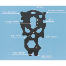 Multitool Roxon 9 in 1 - Negru