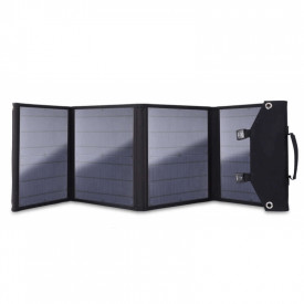 PANOU SOLAR PORTABIL CAMPING 18V - 120W, PYRAMID®, PLIABIL, CU 2 PORTURI USB SI IESIRE DC, PS-120