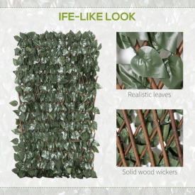 Panouri cu plante artificiale de perete 8 piese - Verde
