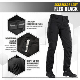Pantaloni Aggressor Flex Dama