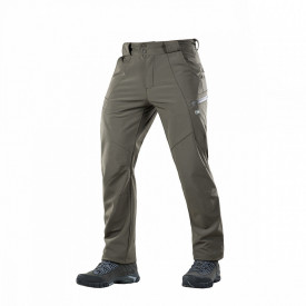 Pantaloni Soft Shell Winter - Oliv