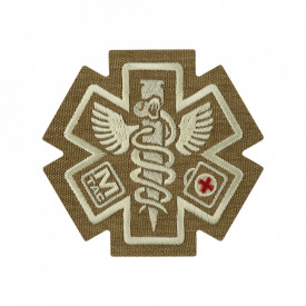 Patch M-Tac Paramedic brodat - Coyote