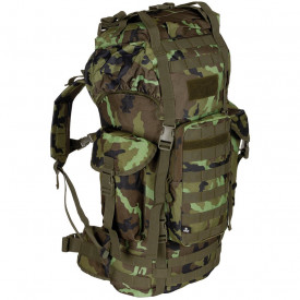 Rucsac BW Combat MOLLE 65 l cu tija de aluminiu - M95 CZ camo