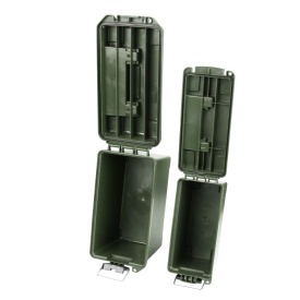 Set 2 cuti de munitie din plastic - Oliv