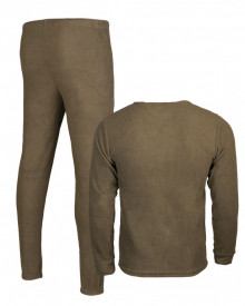 Set polartec fara guler - Oliv