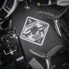 Sticker M-Tac Drone Zone reflectorizant - Small
