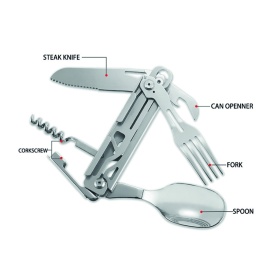 Tacam multifunctional pentru camping 6-in-1