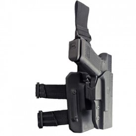 Toc pistol Glock 17,19 din Kydex - Negru
