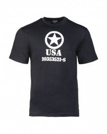 Tricou barbati allied star - Negru