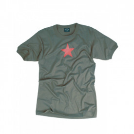 Tricou barbati red star - Oliv