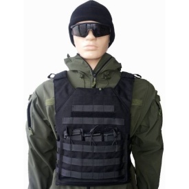 Vesta plate carrier - Negru