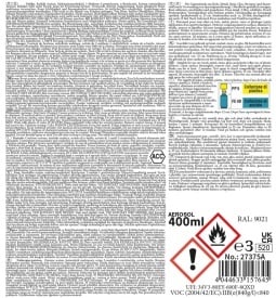 Vopsea militara mata spray 400 ml - Negru